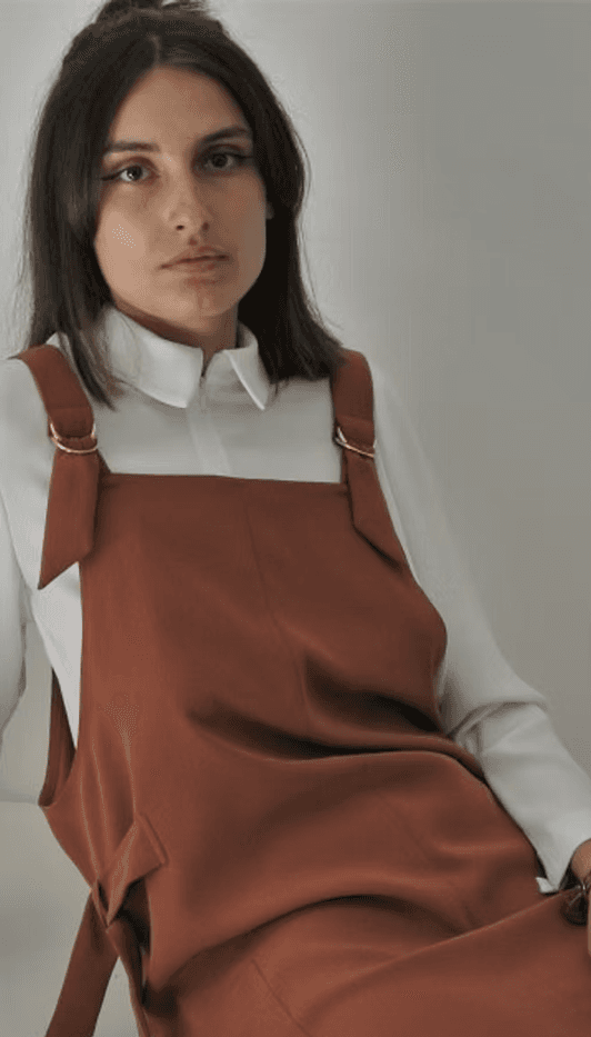 Robe Salopette Satin